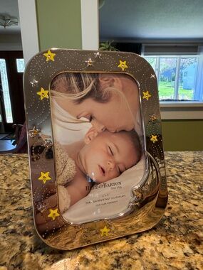 Celestial Mirror Picture Frame Reed & Barton Sweet Dreams 4x6